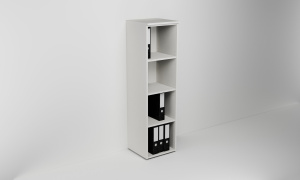Kancelářská skříňka š. 40 cm v. 145 cm bez dvířka