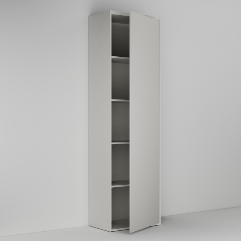 Skříň ke kóji s dvířkem, policemi (hl. 42cm)