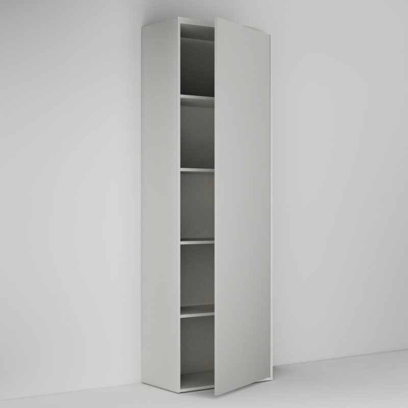 Skříň ke kóji s dvířkem, policemi (hl. 42cm)